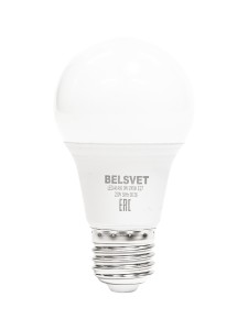 Лампа светодиодная LED-M A60 9 W 3000 К Е27 Belsvet в красочной упаковке