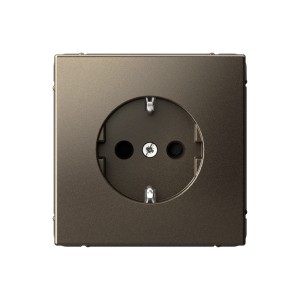 ARTGALLERY РОЗЕТКА с заземлением со шторками, 16А, механизм, быстрозажим. клем., МОККО