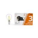 Лампа Gauss Filament Шар 7W 550lm 2700К Е14 LED (3 лампы в упаковке) 1/20