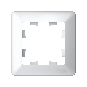 ATLASDESIGN AIR 1-постовая РАМКА, БЕЛЫЙ/дымчатый белый