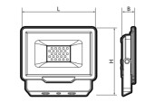 Прожектор светодиодный PFL- C3  50w  6500K IP65 Jazzway