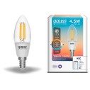 Лампа Gauss Smart Home Filament С35 4,5W 495lm 2000-6500К E14 изм.цвет.темп.+дим. LED 1/10/40