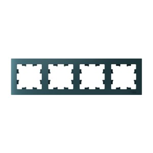 ATLASDESIGN 4-постовая РАМКА, универсальная, ИЗУМРУД