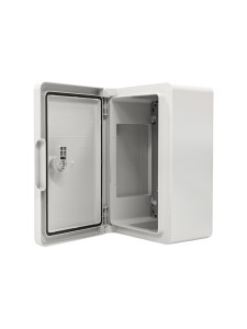 ПАНЕЛЬ ABS С ПЛАСТИКОВОЙ НЕПРОЗРАЧНОЙ КРЫШКОЙ 20X30X13