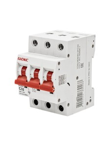 Автоматический выключатель YON max типа MD63N, 6кА, 3 полюса, хар-ка C, 32А DKC