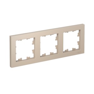 ATLASDESIGN 3-постовая РАМКА, универсальная, ПЕСОЧНЫЙ