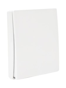 Выключатель беспроводной, накладной, одноклавишный, белый