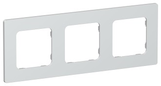 FLITE Рамка 3-местная РУ-3-К-ФлЖ жемчуг IEK