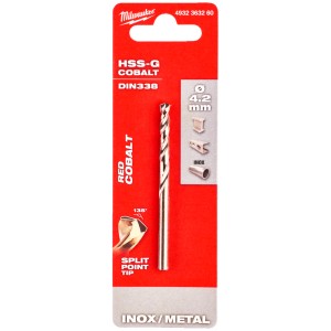 Сверло по металлу HSS-G Cobalt 4,2 х 75 мм (1 шт), MILWAUKEE