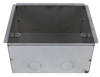 MultiDesk Коробка монтажная для бетонных полов для люка на 8 модулей СТАЛЬ