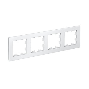 ATLASDESIGN 4-постовая РАМКА, универсальная, БЕЛЫЙ