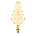 Лампа Gauss Filament Vase 8.5W 660lm 2000К Е27 golden flexible LED