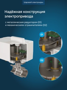Защита от протечек welrok Base+ латунь DN15 (1/2")
