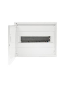 N12-ALFA W, Щит навесной, 1 ряд, 12+2 мод., белая дверца, IP40