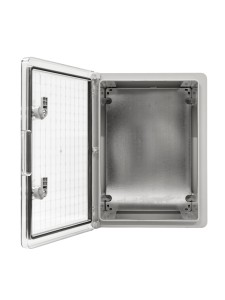 ПАНЕЛЬ ABS С ПЛАСТИКОВОЙ ПРОЗРАЧНОЙ КРЫШКОЙ 30X40X17