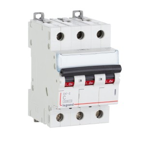 Автоматический выключатель DX3-E C 2A 3P 6kA 3M