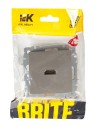 BRITE Розетка HDMI РHDMI-0-БрС сталь IEK