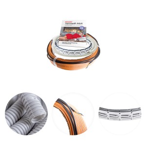 Теплый пол, кабельная секция Standard RND-10-150 150Вт, 10м, 0,9-1,2м² двухжильный REXANT