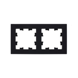 ATLASDESIGN 2-постовая РАМКА, универсальная, КАРБОН