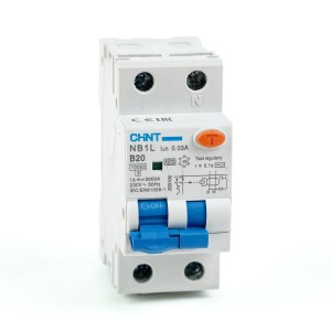АВДТ NB1L 1P+N B20 30мА тип AС 10кА, электромеханический (R)