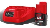 Комплект аккумулятор и зарядное устройство MILWAUKEE M12 NRG-201