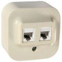 РОЗ RJ11+RJ45 КАТ 5 UTP СЛНК