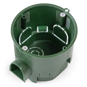 Коробка установочная 80-0560с безгалогенная (HF) 68х45 с саморезами (200шт/кор) Промрукав
