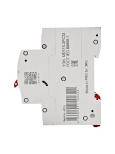 Автоматический выключатель YON max типа MD63S, 4,5кА, 2 полюса, хар-ка C, 32А DKC