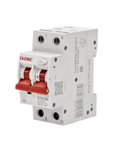 Дифавтомат YON max типа MDR, 1P+N, 30mA, 32A, хар-ка C, 6kA, тип А DKC