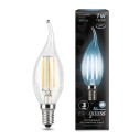 Лампа Gauss Filament Свеча на ветру 7W 580lm 4100К Е14 LED 1/10/50