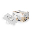 Светильник Gauss Downlight квадрат 6W 500lm 3000K 100-265V IP20 монтаж Ø65 90*56мм белый LED 1/40