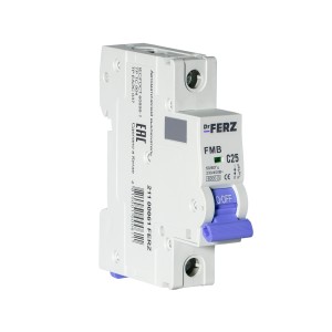 FMB-C 6kA 1P 25 х-ка C Автоматический выключатель