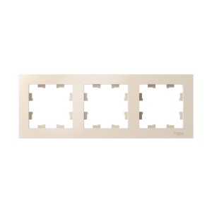 ATLASDESIGN 3-постовая РАМКА, универсальная, БЕЖЕВЫЙ
