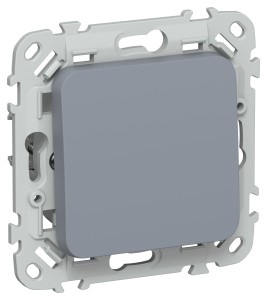 FLITE Выключатель 1-клавишный 10А ВС11-1-0-ФлМ маренго IEK