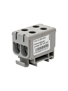 Клемма вводная силовая КВС 6-50 кв.мм. 2-рядная серая IEK