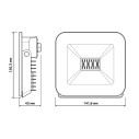 Прожектор Gauss Smart Home 20W 1400lm 3000-6500K 200-240V IP65 черный RGBW+изм.цв.темп.+диммирование LED 1/20