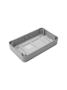 TEKFOR Корпус пластиковый КМПн-18 IP65 черная прозрачная дверь IEK