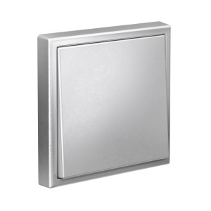 ARTGALLERY 1-клавишный ВЫКЛЮЧАТЕЛЬ, сх.1, 10АХ, АЛЮМИНИЙ