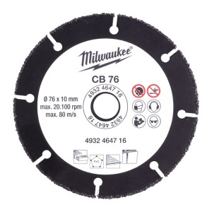 Диск твердосплавный 76х1х10 мм (для M12 FCOT), MILWAUKEE