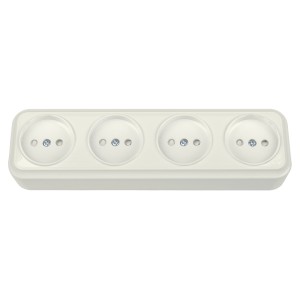 Розетка РА16-0185 бежевый