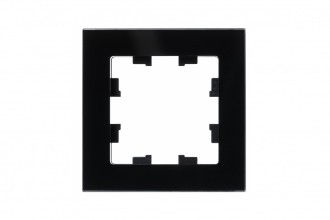 ATLASDESIGN NATURE 1-постовая РАМКА, ОРГАНИЧЕСКОЕ СТЕКЛО ЧЕРНЫЙ