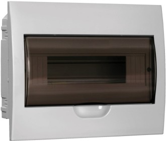 Корпус пластиковый ЩРВ-П-12 черн. прозр. дверь IP41 GENERICA