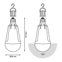 Лампа Gauss A80 12W 900lm 4100K Е27 авар. с Li-Ion аккумулятором LED