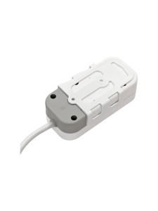 EL-BI,Myra,удлинитель 2гн1м с/з белый,527-010201-211