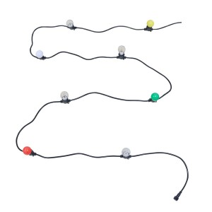 Гирлянда Белт Лайт Gen-Beltlight-20M-40E27-IP65 Black (Шаг 50См/16а/2*1,5mm +1,5m шнур)