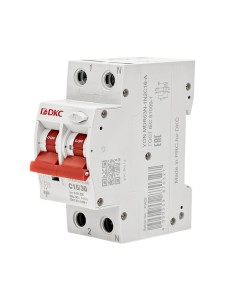 Дифавтомат YON max типа MDR, 1P+N, 30mA, 16A, хар-ка C, 6kA, тип А DKC