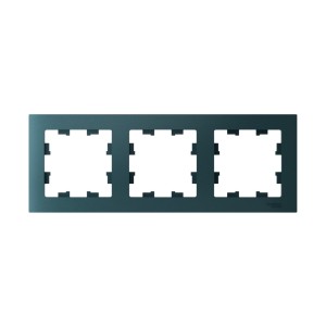 ATLASDESIGN 3-постовая РАМКА, универсальная, ИЗУМРУД