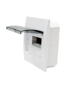 Корпус пластиковый ЩРВ-П-8 черн. прозр. дверь IP41 GENERICA