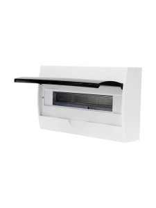 Корпус пластиковый ЩРН-П-18 черн. прозр. дверь IP41 GENERICA