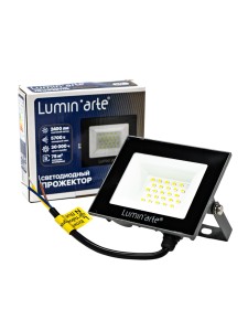 Светодиодный прожектор LUMIN'ARTE LFL-30W/06 30Вт 5700К IP65 2400лм серый корпус 112х83х25 1/60